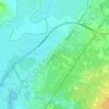 Mappa topografica L'Ane Mort, altitudine, rilievo