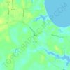 Mappa topografica Blakes, altitudine, rilievo