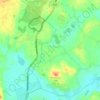 Mappa topografica Norbury Common, altitudine, rilievo