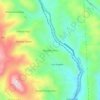 Mappa topografica Ocpotillo Chico, altitudine, rilievo