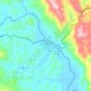 Mappa topografica San Jose del Nus, altitudine, rilievo