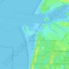 Mappa topografica IJmuiden aan Zee, altitudine, rilievo