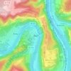 Mappa topografica Wolf, altitudine, rilievo
