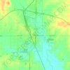 Mappa topografica Parsons, altitudine, rilievo