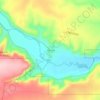 Mappa topografica Villanueva, altitudine, rilievo