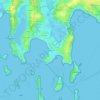Mappa topografica Le Paludo, altitudine, rilievo
