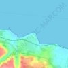 Mappa topografica Punta Safò, altitudine, rilievo