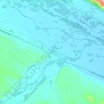 Mappa topografica Duntroon, altitudine, rilievo