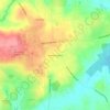 Mappa topografica Regency Square, altitudine, rilievo