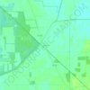 Mappa topografica Kankakee, altitudine, rilievo