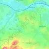 Mappa topografica Arscott, altitudine, rilievo