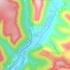 Mappa topografica Trout Run, altitudine, rilievo