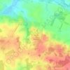 Mappa topografica La Barbinière, altitudine, rilievo