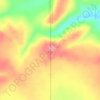Mappa topografica Mount Lacy, altitudine, rilievo