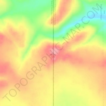 Mappa topografica Mount Lacy, altitudine, rilievo