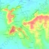 Mappa topografica La Bévinière, altitudine, rilievo