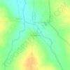 Mappa topografica Gavarawada, altitudine, rilievo