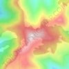 Mappa topografica Farmakas, altitudine, rilievo