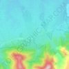 Mappa topografica La Grand Pièce, altitudine, rilievo