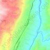 Mappa topografica Cite, altitudine, rilievo