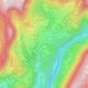 Mappa topografica La Caserne, altitudine, rilievo