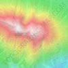 Mappa topografica Hohe Munde Ostgipfel, altitudine, rilievo