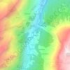 Mappa topografica La Frassy, altitudine, rilievo
