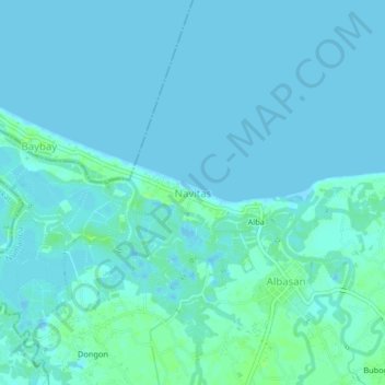 Mappa topografica Navitas, altitudine, rilievo