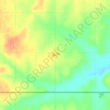 Mappa topografica Balko, altitudine, rilievo