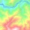 Mappa topografica Vereda La Puerta, altitudine, rilievo