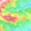 Mappa topografica Châteauvieux, altitudine, rilievo