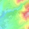 Mappa topografica Exochori, altitudine, rilievo
