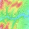 Mappa topografica Boucieu, altitudine, rilievo