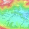 Mappa topografica Les Mourards, altitudine, rilievo