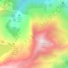 Mappa topografica Pic Long, altitudine, rilievo