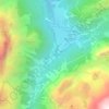 Mappa topografica La Chollière, altitudine, rilievo