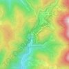 Mappa topografica Studentenfelsen, altitudine, rilievo