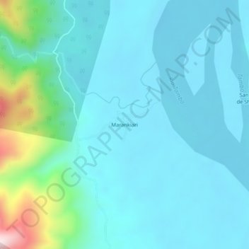 Mappa topografica Marankiari, altitudine, rilievo