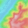 Mappa topografica Kienstockspitze, altitudine, rilievo