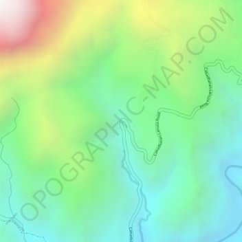 Mappa topografica Tumipi Spring Resort, altitudine, rilievo