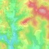 Mappa topografica La Chassagne, altitudine, rilievo