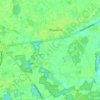 Mappa topografica Leeuwerik, altitudine, rilievo
