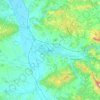 Mappa topografica Niš, altitudine, rilievo