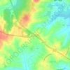 Mappa topografica Spout Springs, altitudine, rilievo