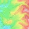 Mappa topografica Vernhes, altitudine, rilievo