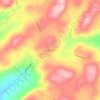 Mappa topografica Landis Store, altitudine, rilievo