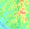 Mappa topografica Glen Eden, altitudine, rilievo