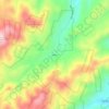 Mappa topografica Walker, altitudine, rilievo