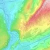 Mappa topografica Les Jantets, altitudine, rilievo