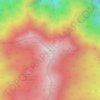 Mappa topografica San Jacinto Peak, altitudine, rilievo